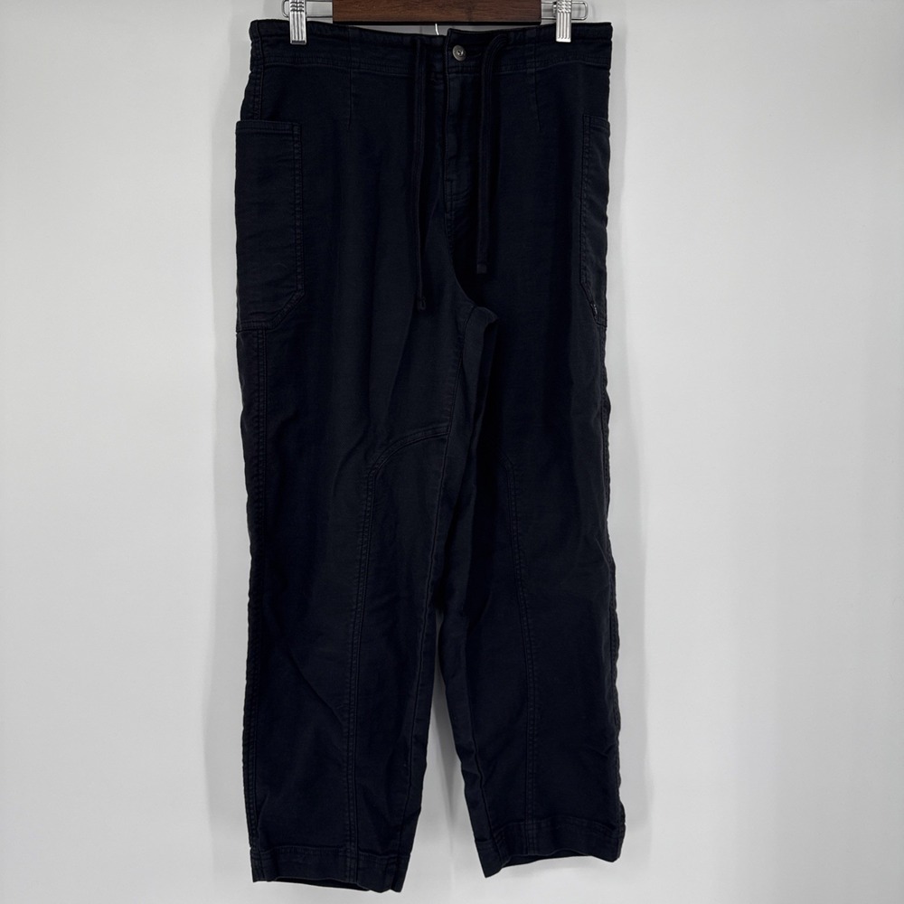 PrAna Cuyamaca Wide Leg Stretch Pull On Pants Womens Small Grunge Skater Y2K